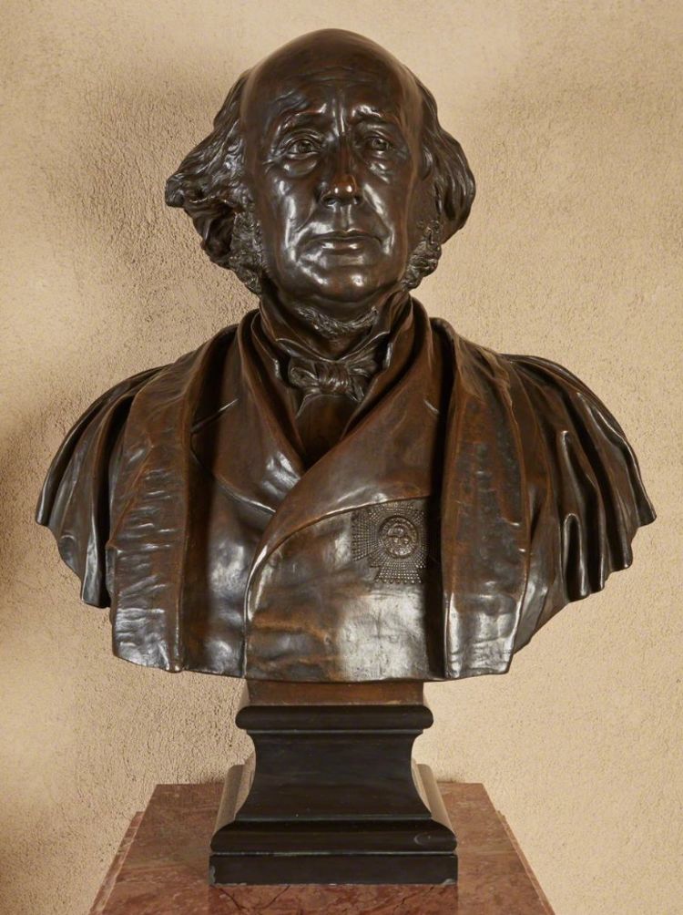 Bronze portrait bust of Henry Acland 