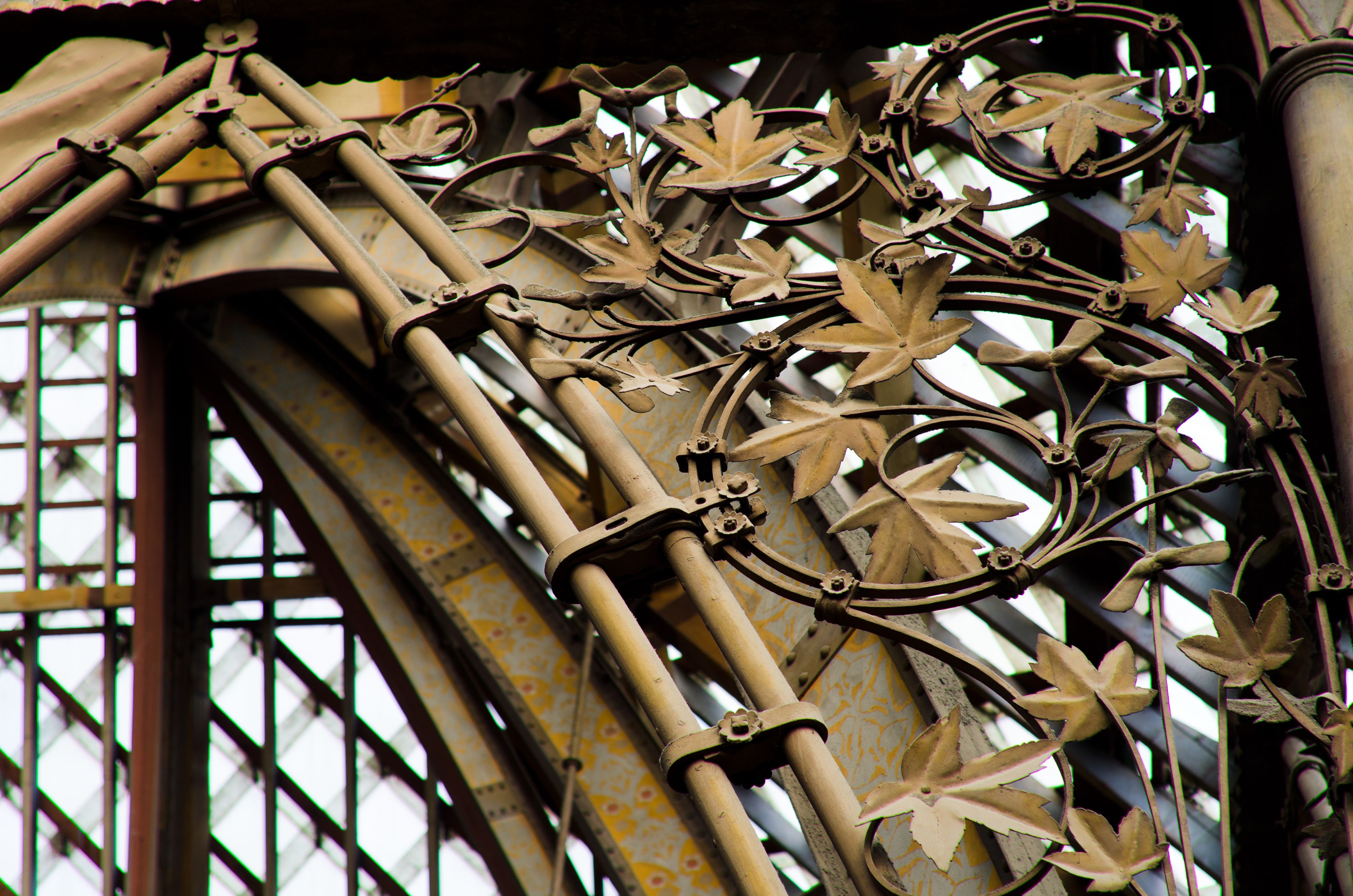 Wrought iron spandrel 