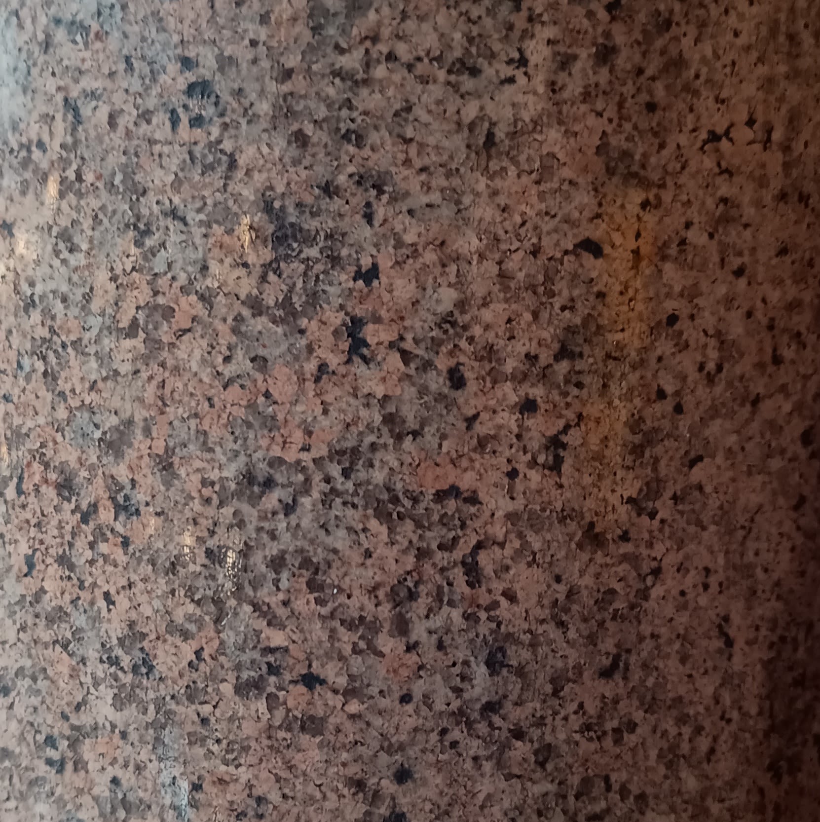 Detail of granite column
