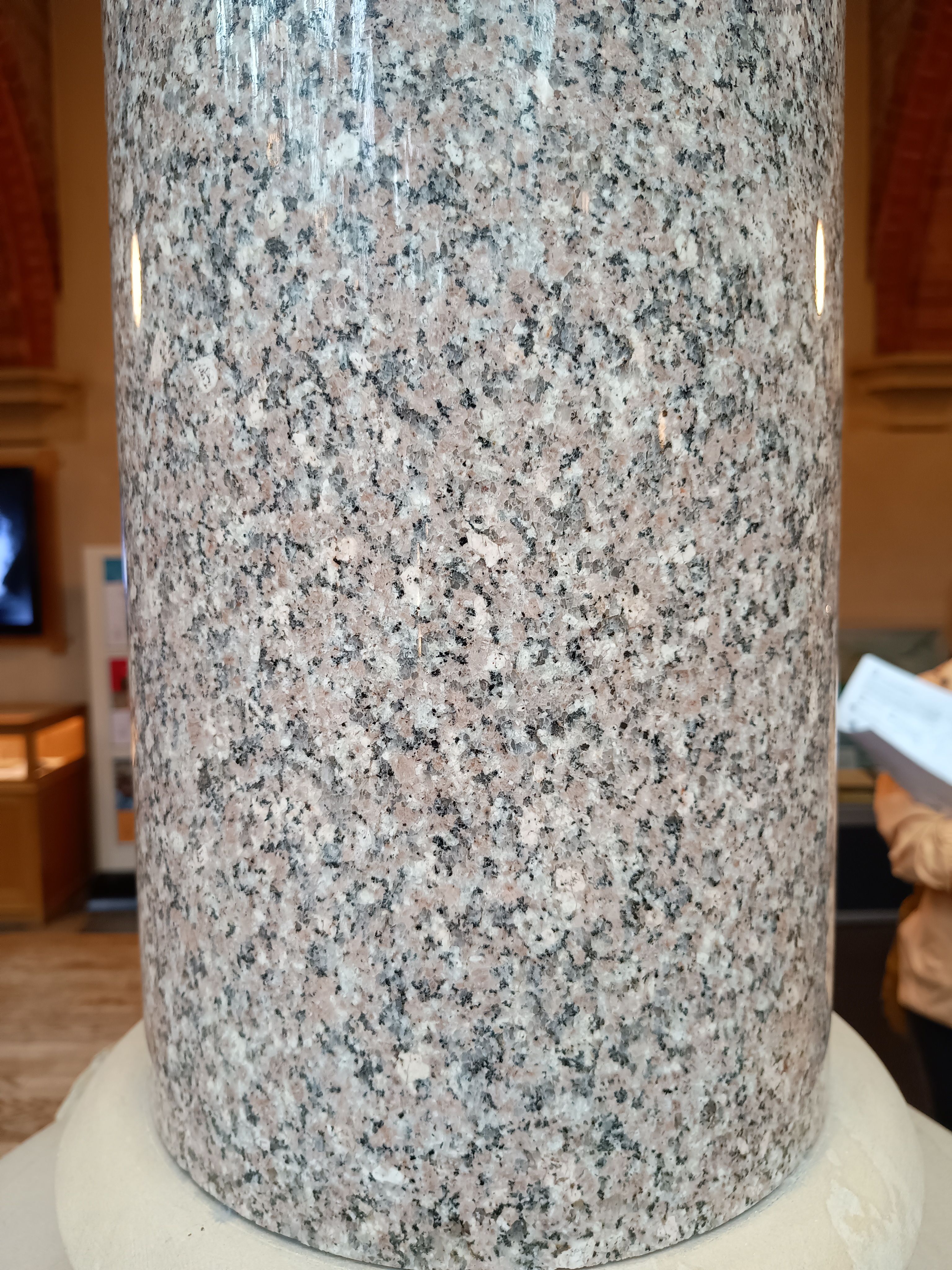 Detail of granite column