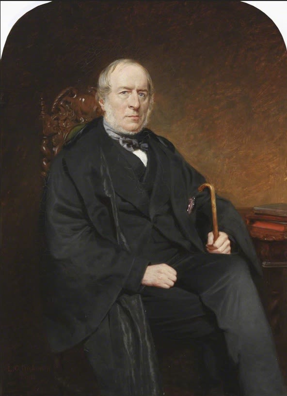 Painted portrait of Frederick William Hope