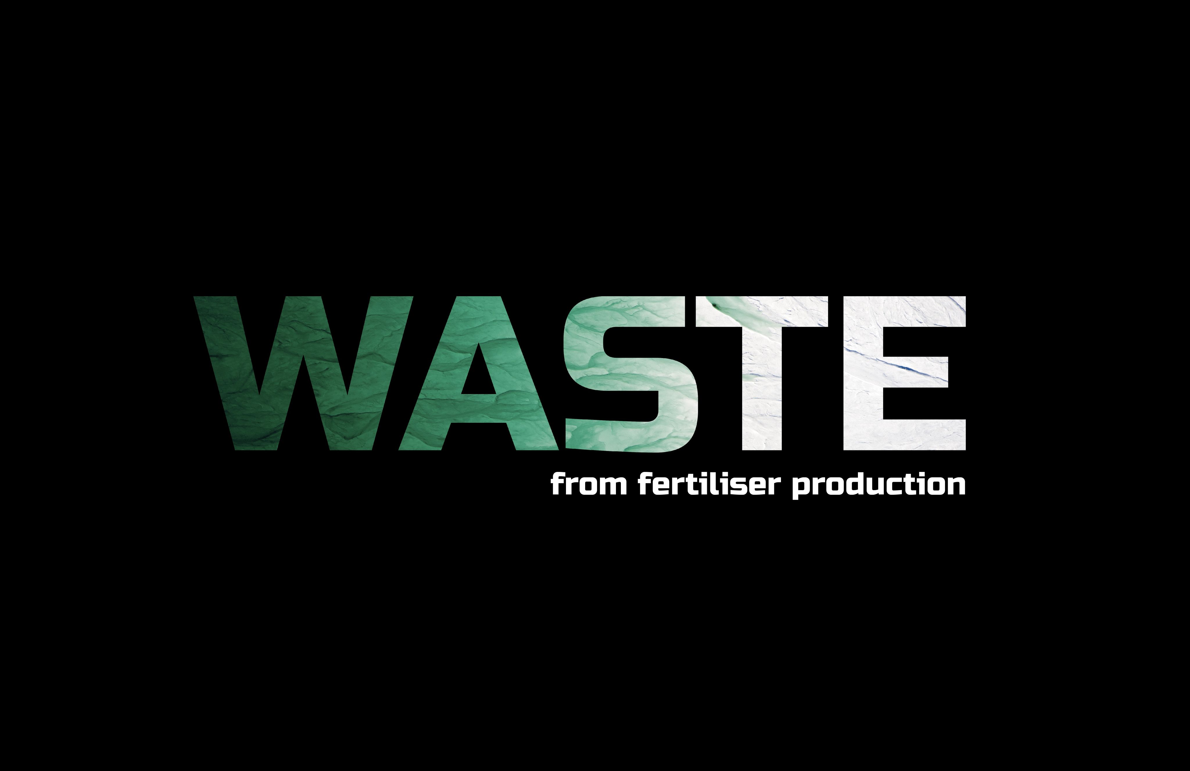 Waste from fertiliser production